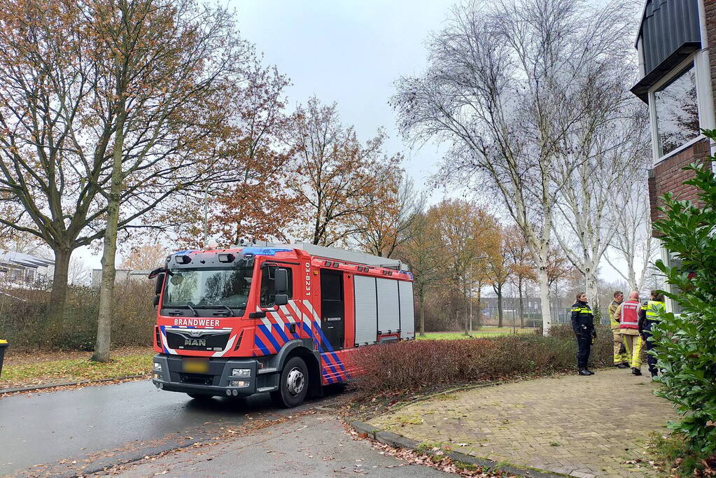 Koolmonoxide melder gaat af in woning
