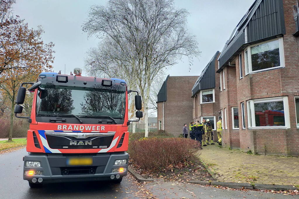Koolmonoxide melder gaat af in woning