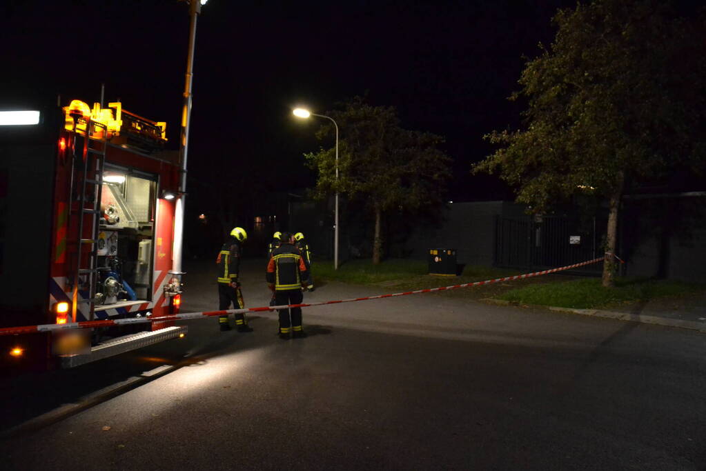 Gaslekkage bij verdeelkast