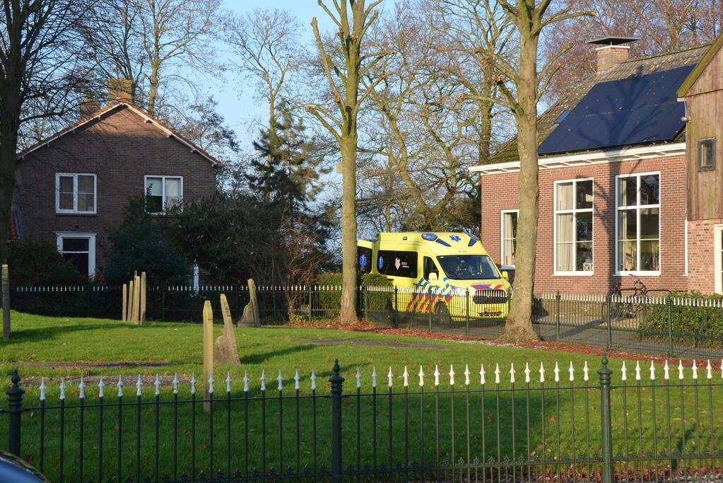 Persoon valt uit de boom tijdens snoeiwerkzaamheden