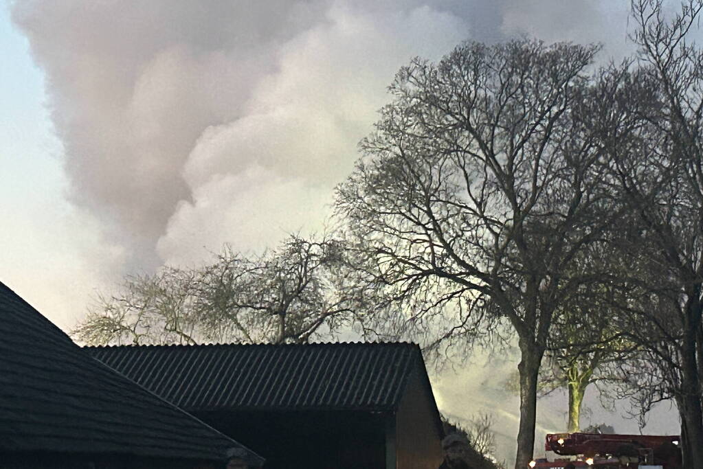 Woning verwoest door brand