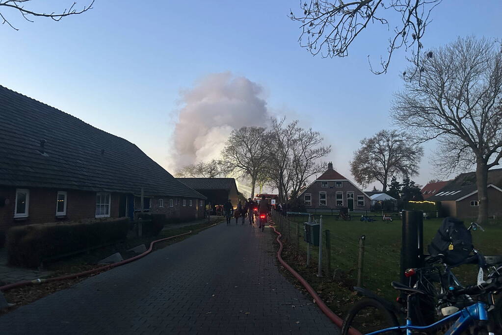 Woning verwoest door brand