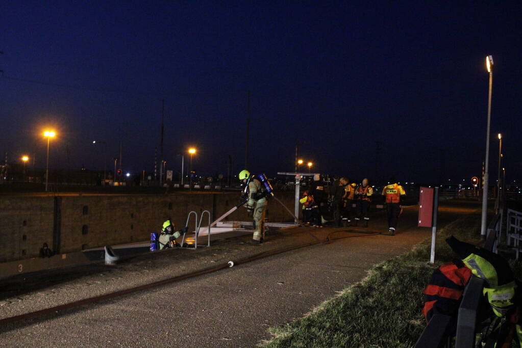 Brand in ruim van schip