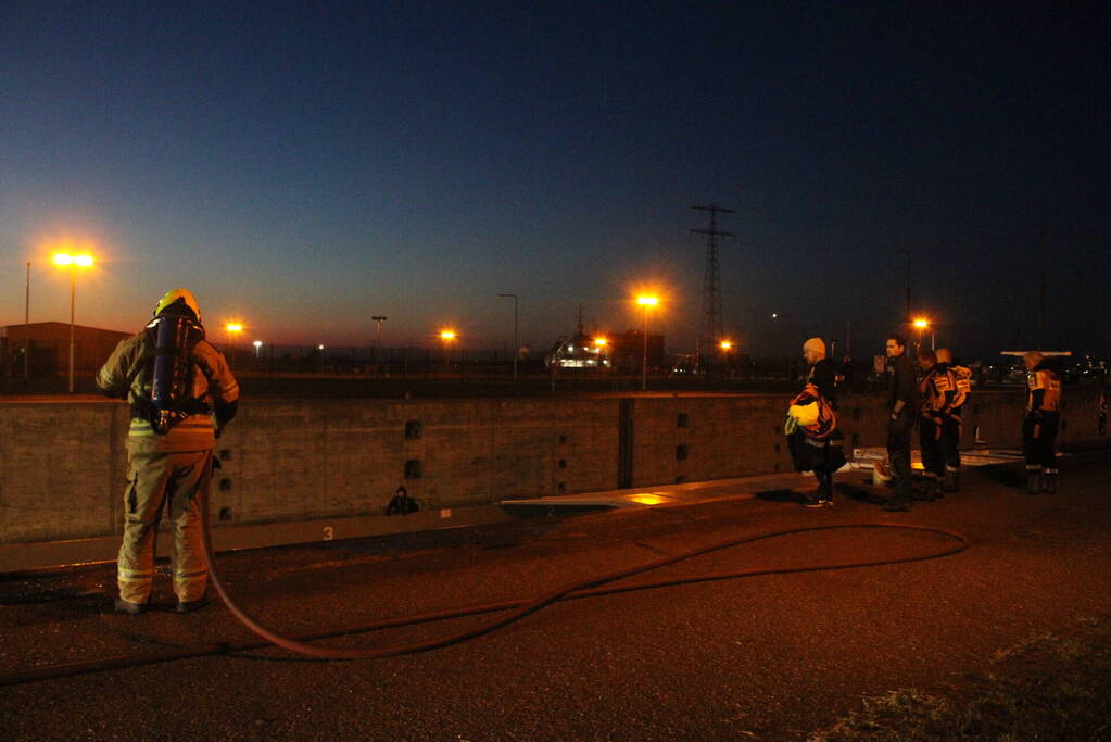 Brand in ruim van schip