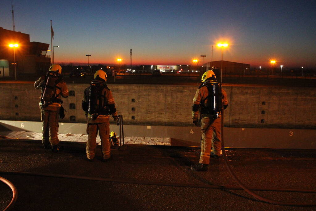 Brand in ruim van schip