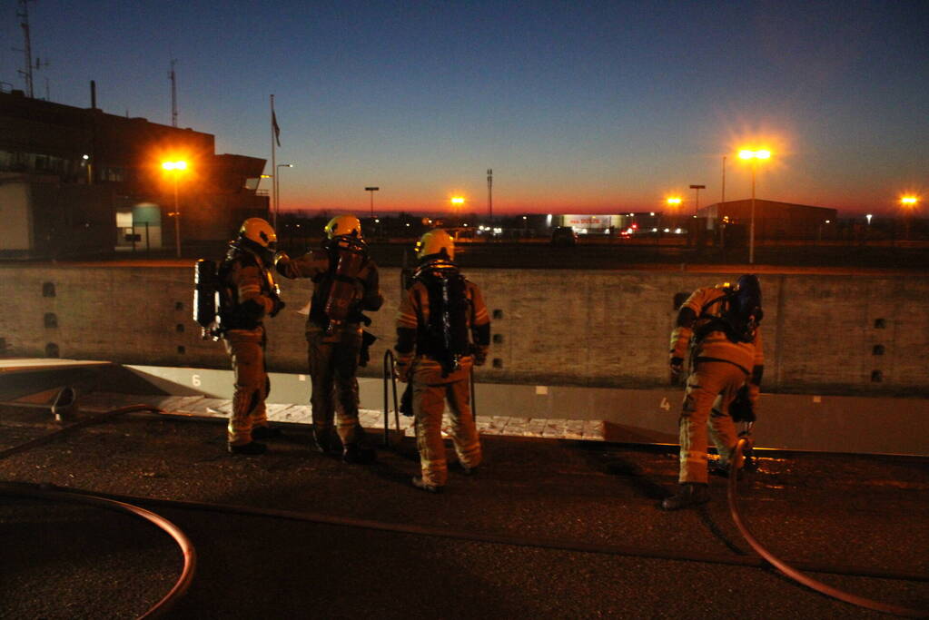 Brand in ruim van schip