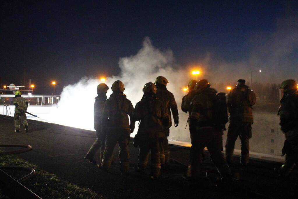 Brand in ruim van schip