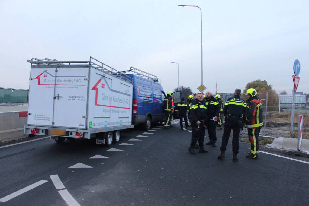 Veel schade bij frontale botsing