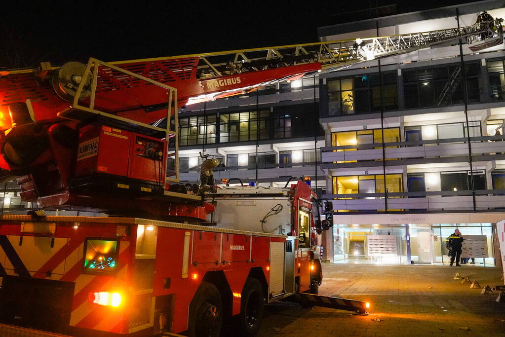 Gewonde bij brand in flatwoning