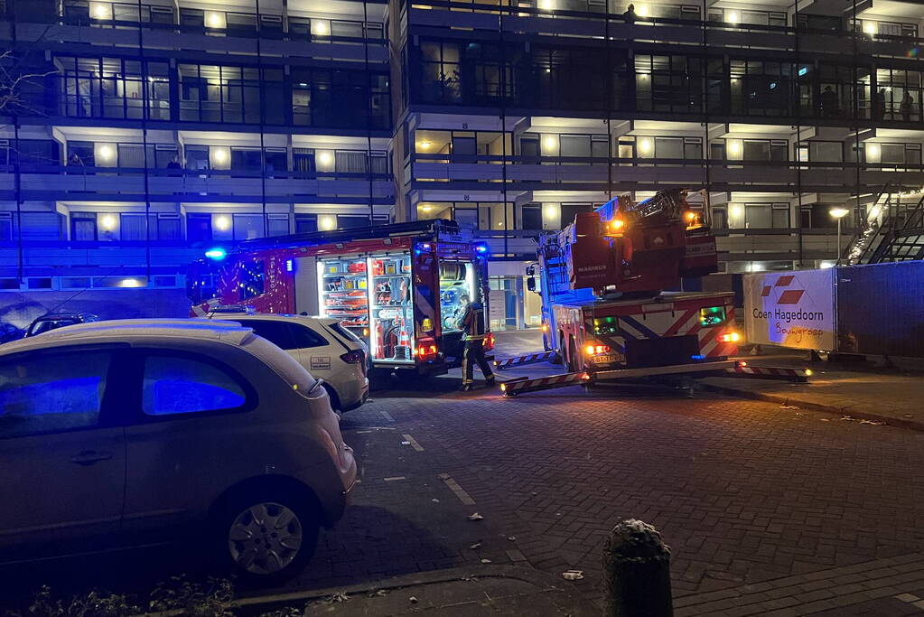 Gewonde bij brand in flatwoning