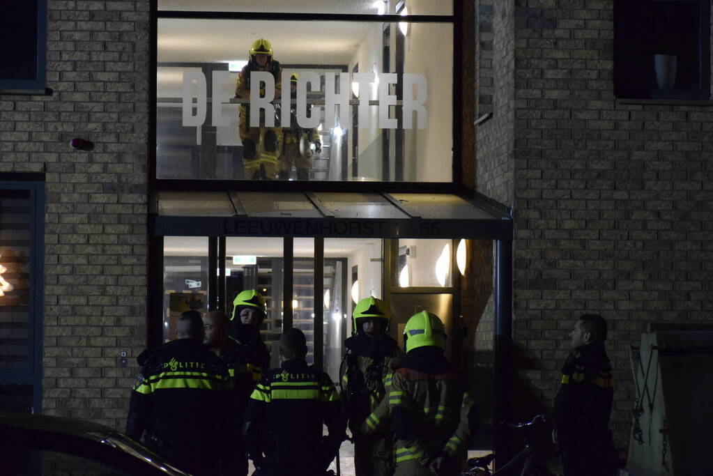 Flatgebouw ontruimd vanwege gaslekkage