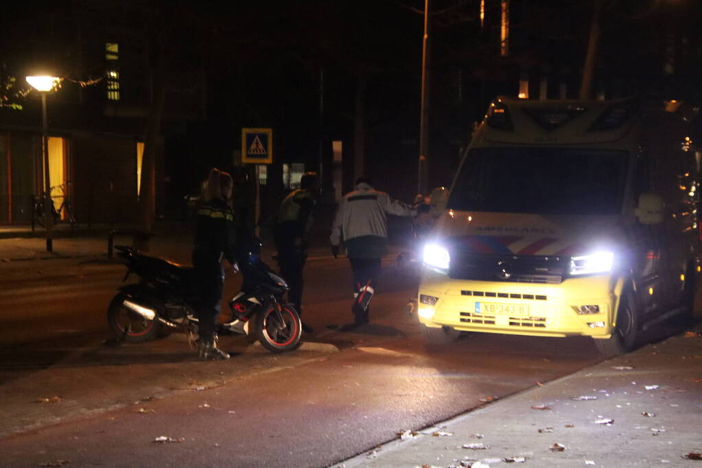 Scooterrijder gewond na val