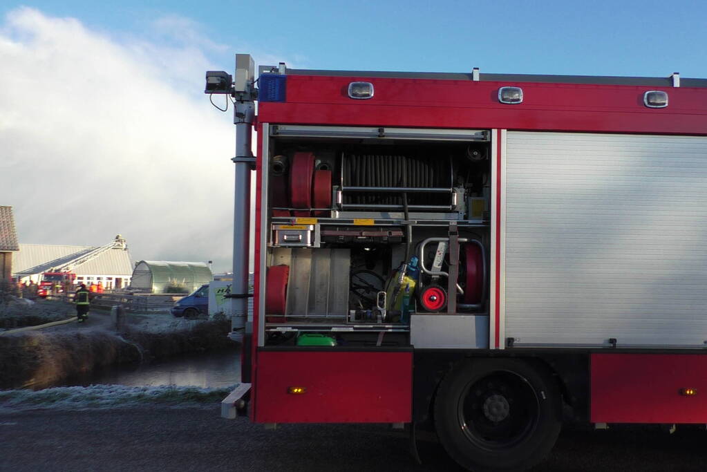Flinke schade na brand in bijgebouw
