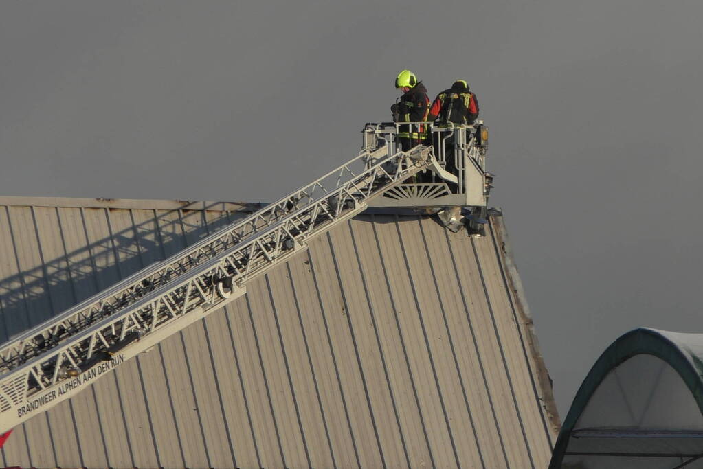 Flinke schade na brand in bijgebouw