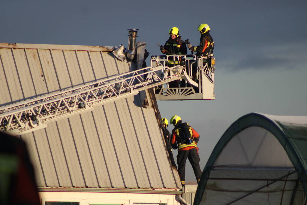 Flinke schade na brand in bijgebouw