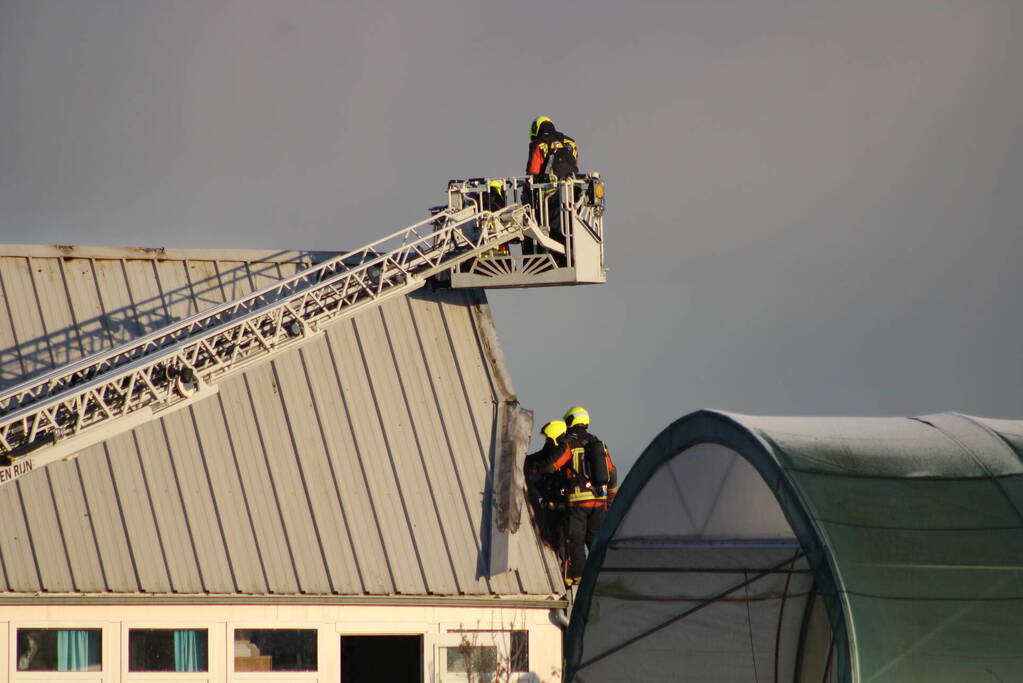 Flinke schade na brand in bijgebouw