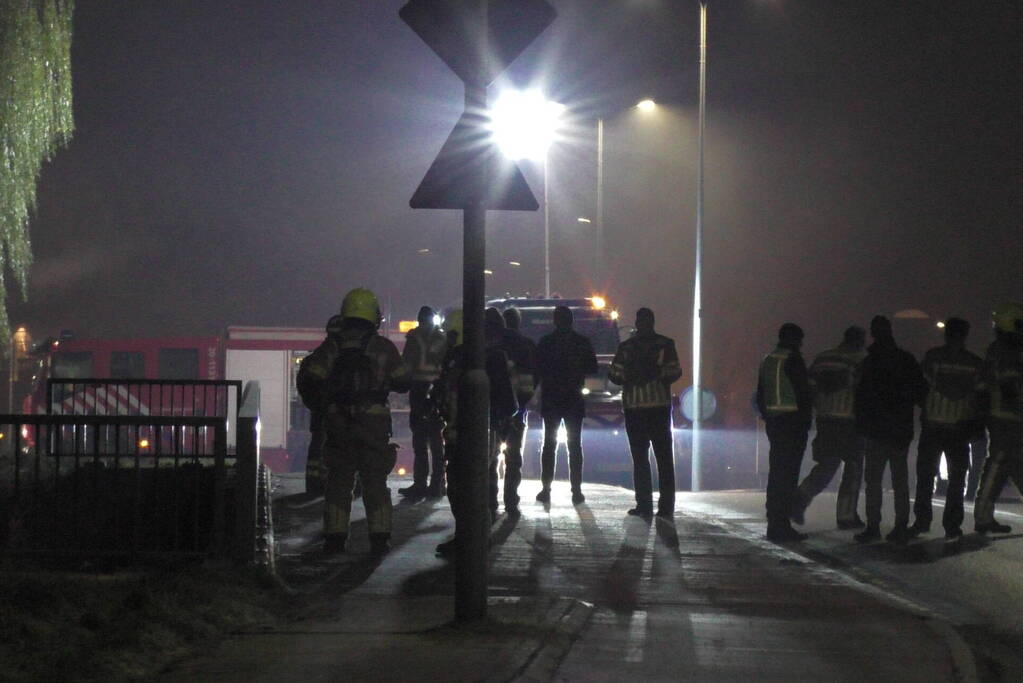 Loodsen uitgebrand na grote brand