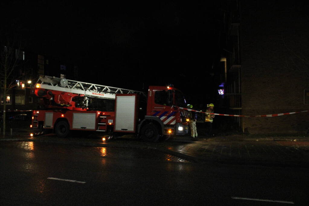 Personen gered na grote brand in kelder