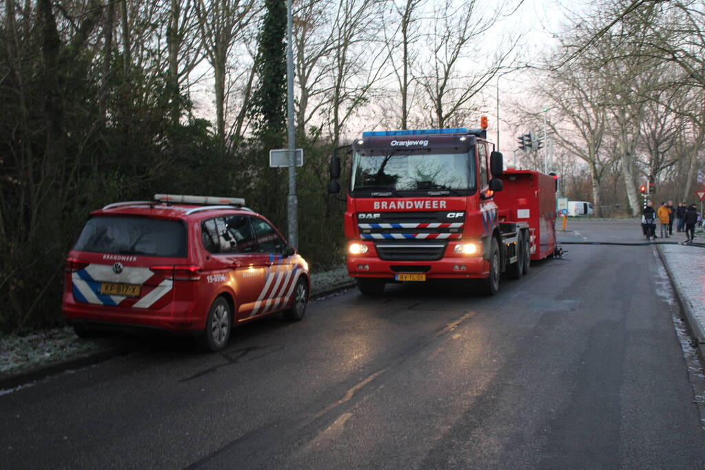 Grote uitslaande brand bij AZC