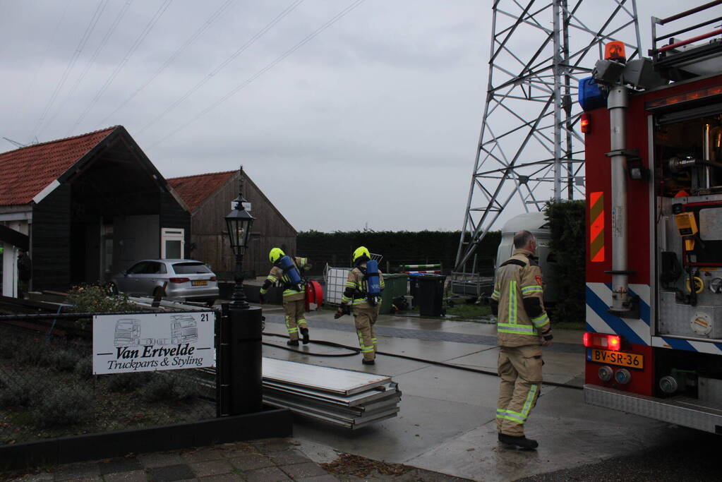 Woning geventileerd na brand