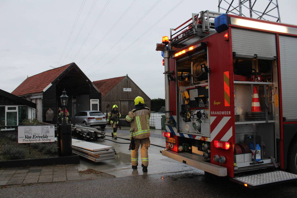 Woning geventileerd na brand