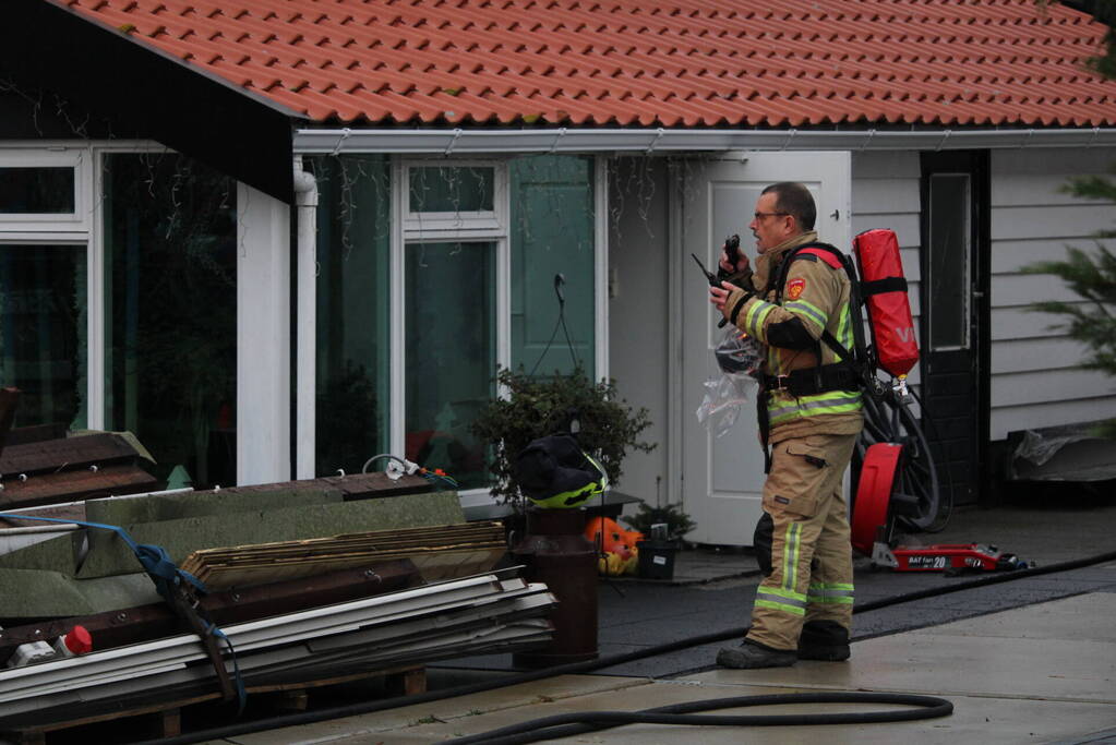 Woning geventileerd na brand