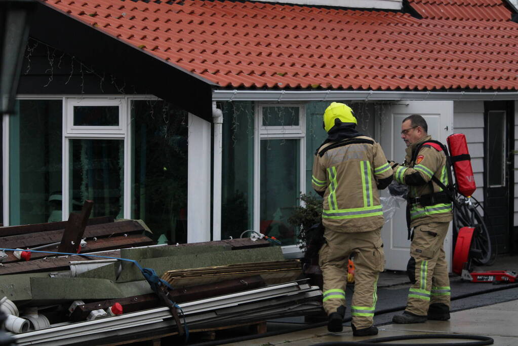 Woning geventileerd na brand