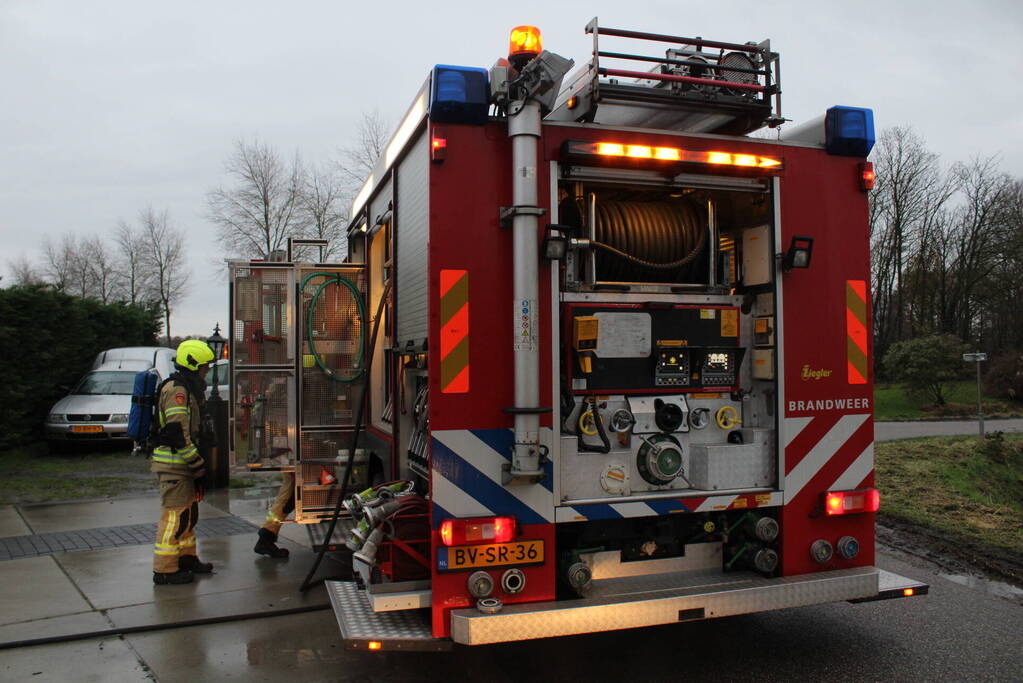 Woning geventileerd na brand
