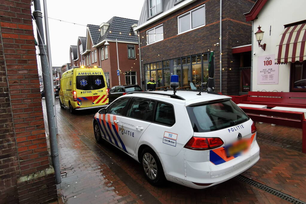 Fietser gewond bij botsing met auto