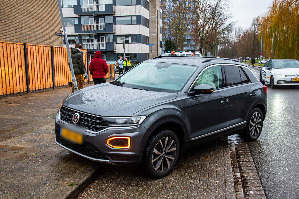 Personenauto's in botsing