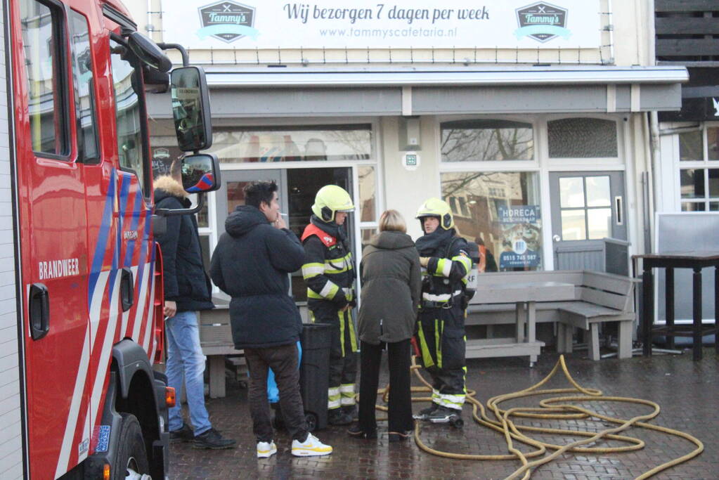 Brand in cafetaria Tammy's