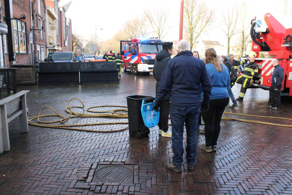 Brand in cafetaria Tammy's