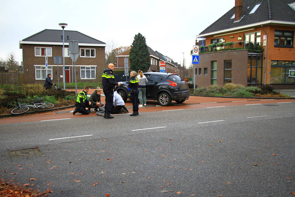 Bestuurder aangehouden na aanrijding fietser
