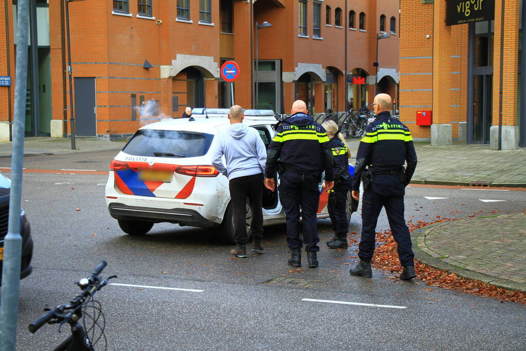 Bestuurder aangehouden na aanrijding fietser