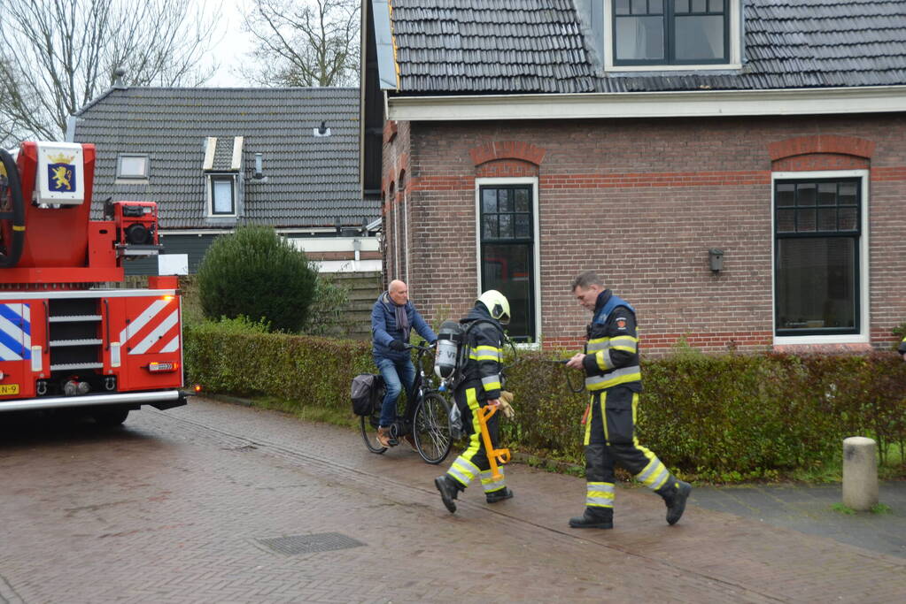 Brand in woning snel onder controle
