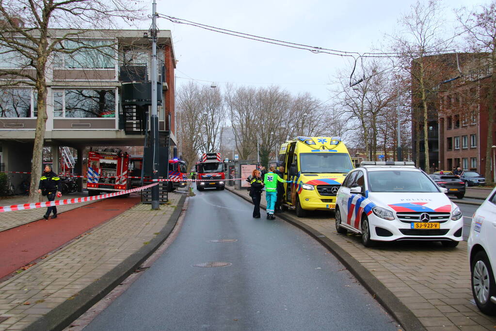 Zeer grote brand in meterkast woning