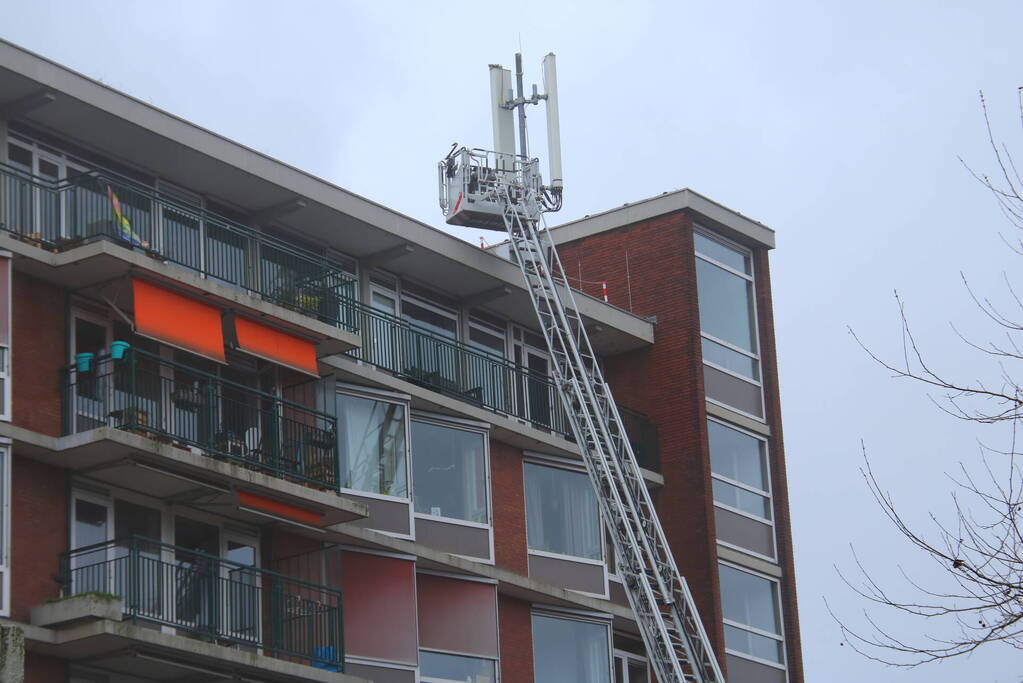 Zeer grote brand in meterkast woning