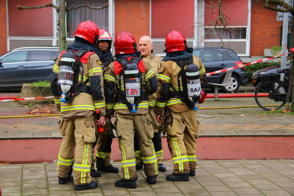 Zeer grote brand in meterkast woning