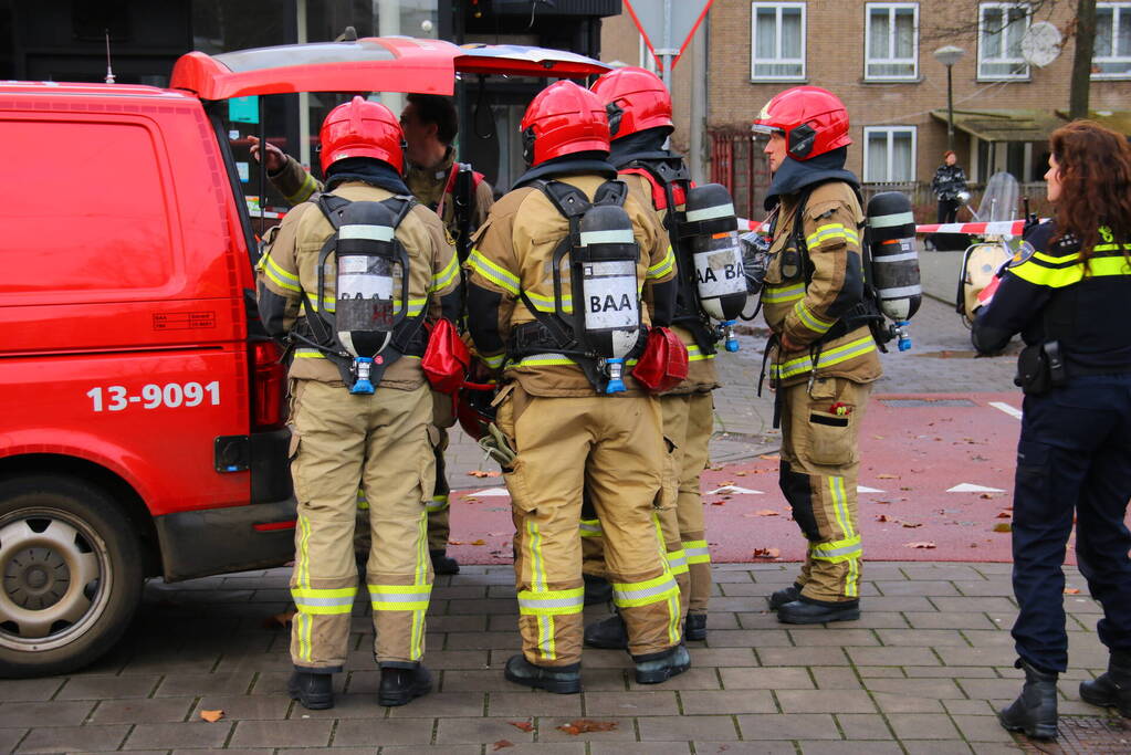 Zeer grote brand in meterkast woning
