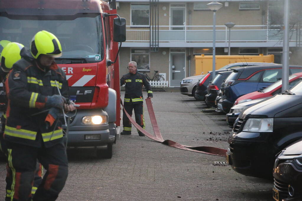 Ondergrondse containerbrand snel geblust