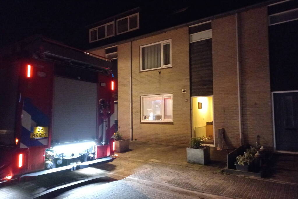 Lamp veroorzaakt brand in woning