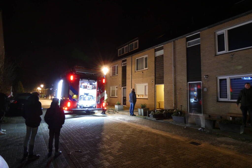 Lamp veroorzaakt brand in woning