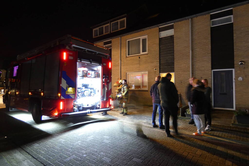Lamp veroorzaakt brand in woning