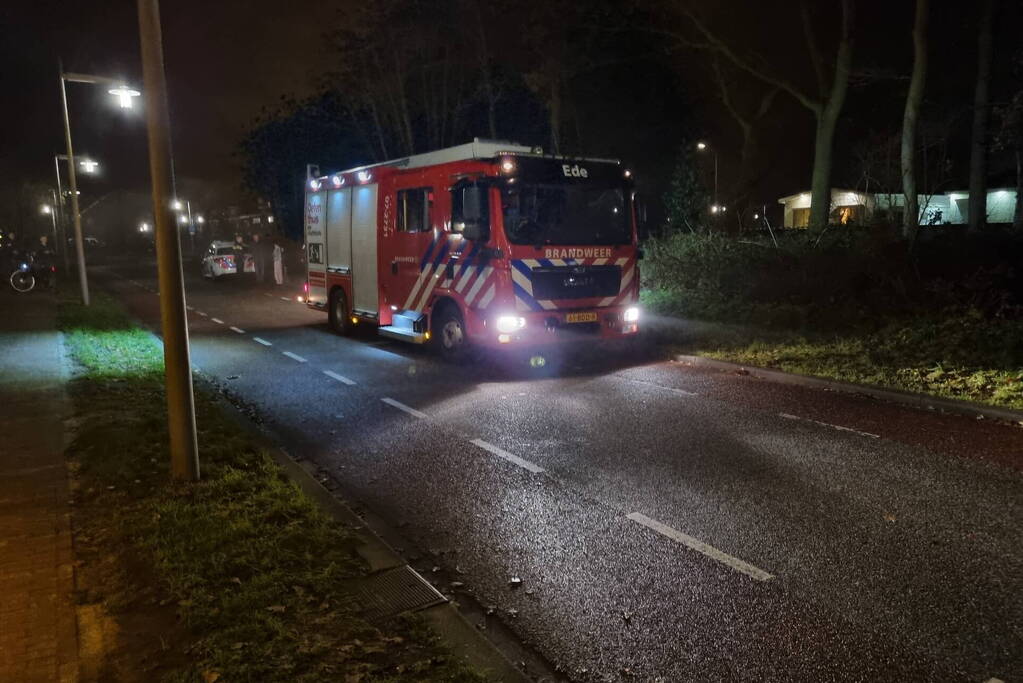 Brand in ondergrondse container