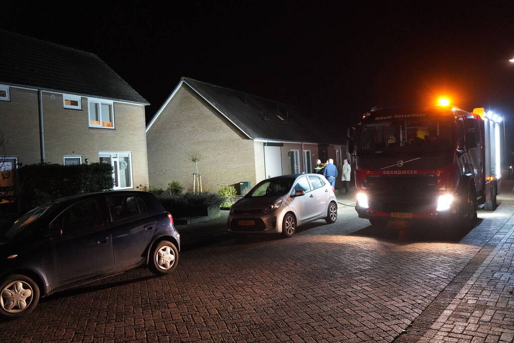 Brandende tafel in woning