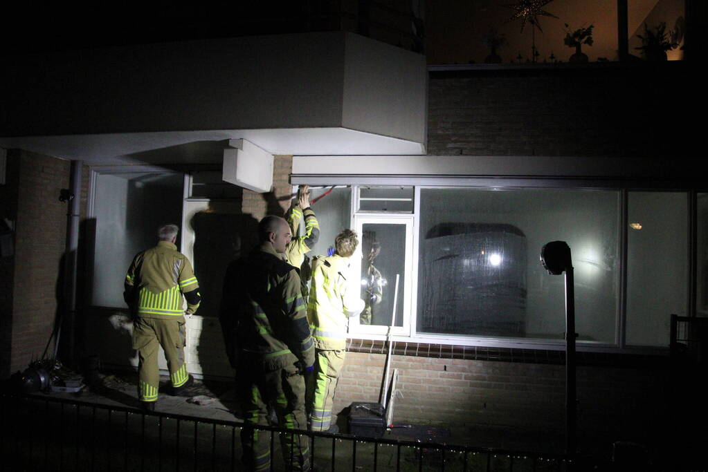 Brandweer ingezet voor waterlekkage