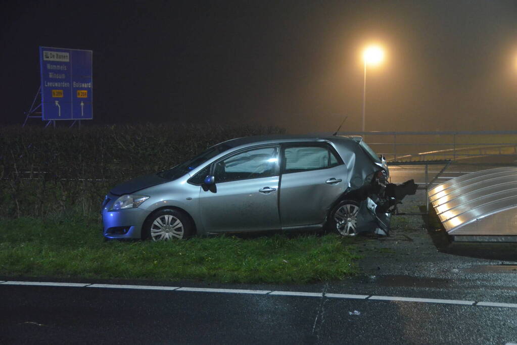 Schade en gewonden na flinke botsing