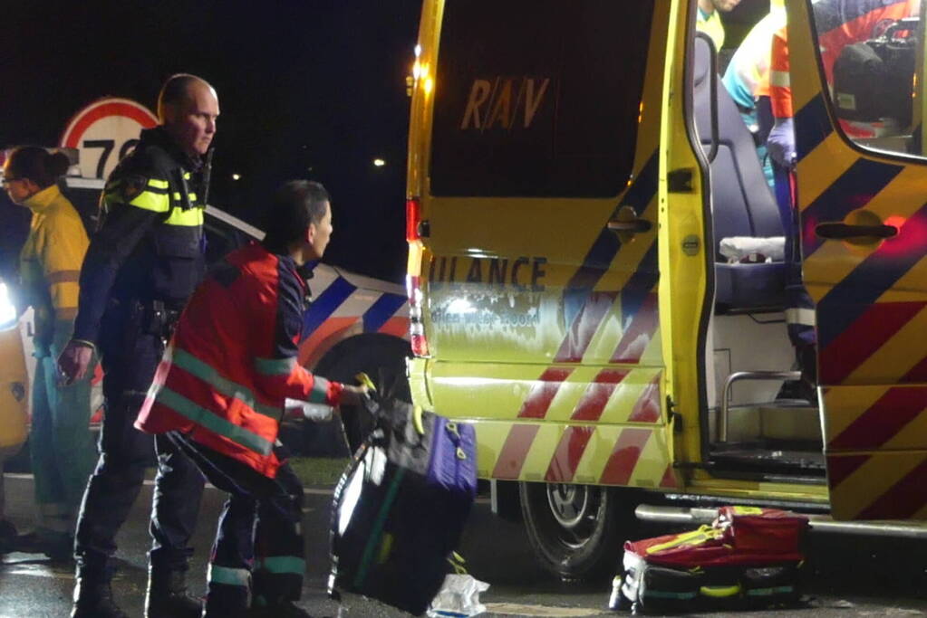 Vijf gewonden na verkeersongeval