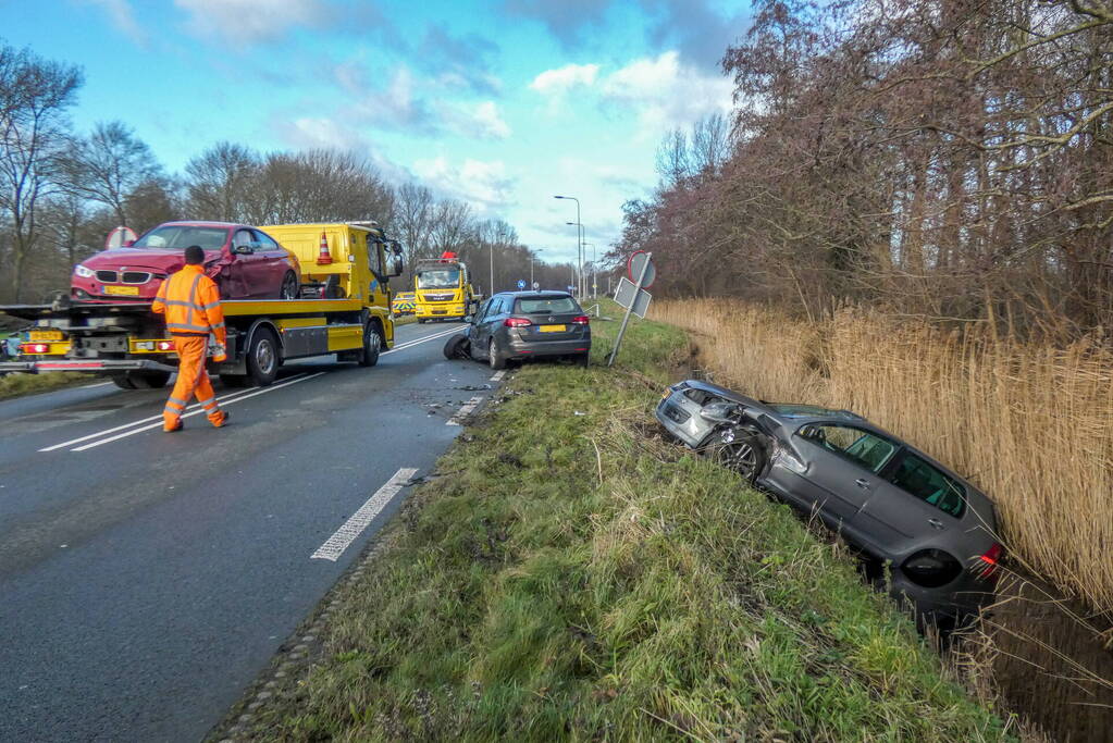Gewonden bij zwaar ongeval op provincialeweg
