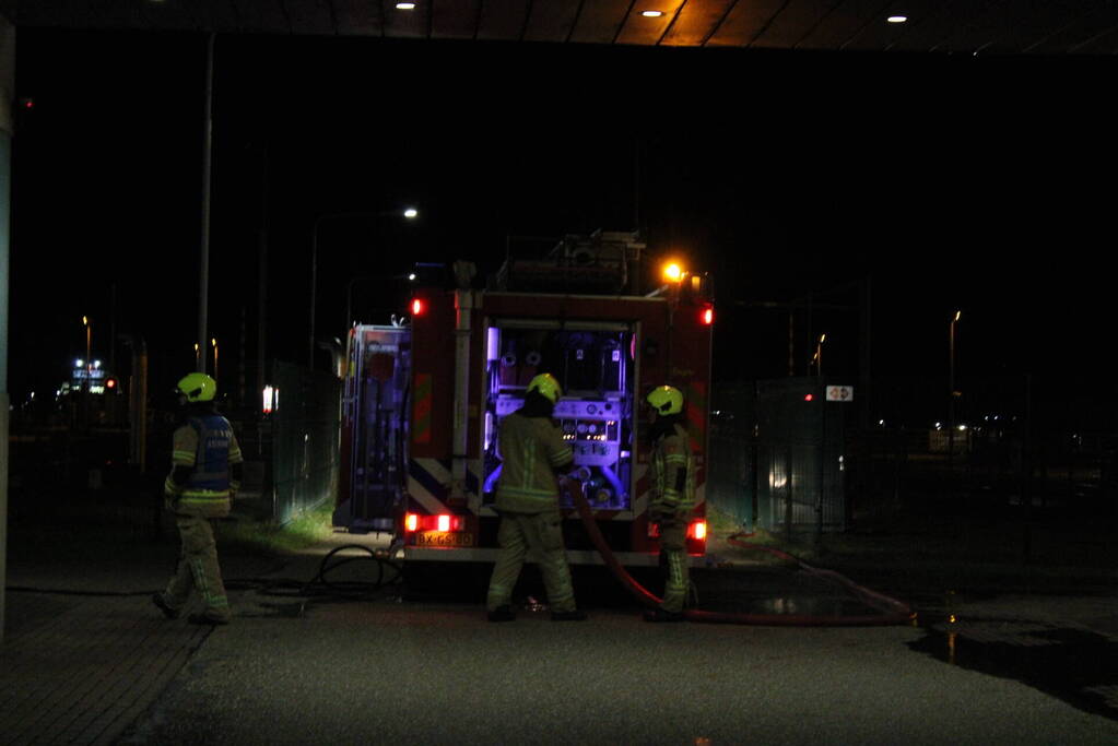 Brand in controle ruimte van sluizen